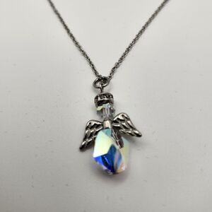 Swarovski Crystal Angel Jewel handmade necklace